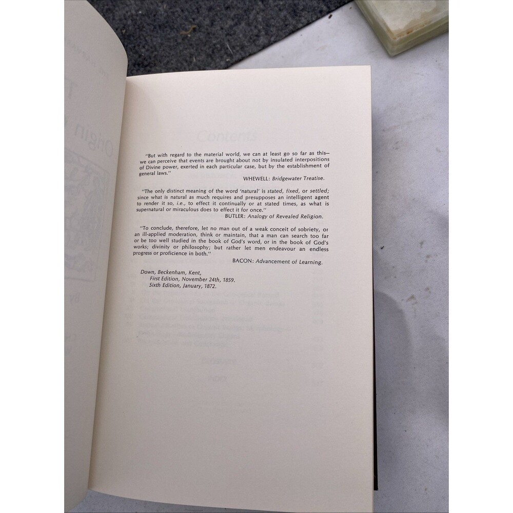 The Origin of Species Charles Darwin Harvard Classics Vol 11 Grolier 1980s Repri - Picture 14 of 15